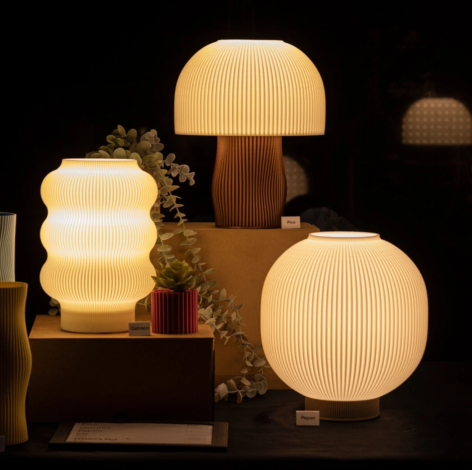 Ostraco Table Lamp: Modern Ribbed Desk Lamp for Cozy Ambiance - Ảnh 5