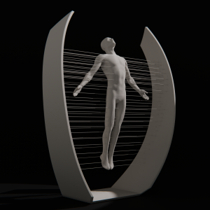 🕊️ Ascension Sculpture – Tác Phẩm Thăng Hoa Giữa Không Gian