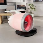Unique jet engine-inspired humidifier design